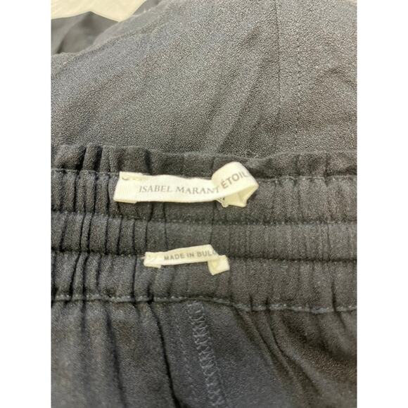 ETOILE ISABEL MARANT Black Side Slit Accent Short Mini Skirt EU 38 - Picture 4 of 5